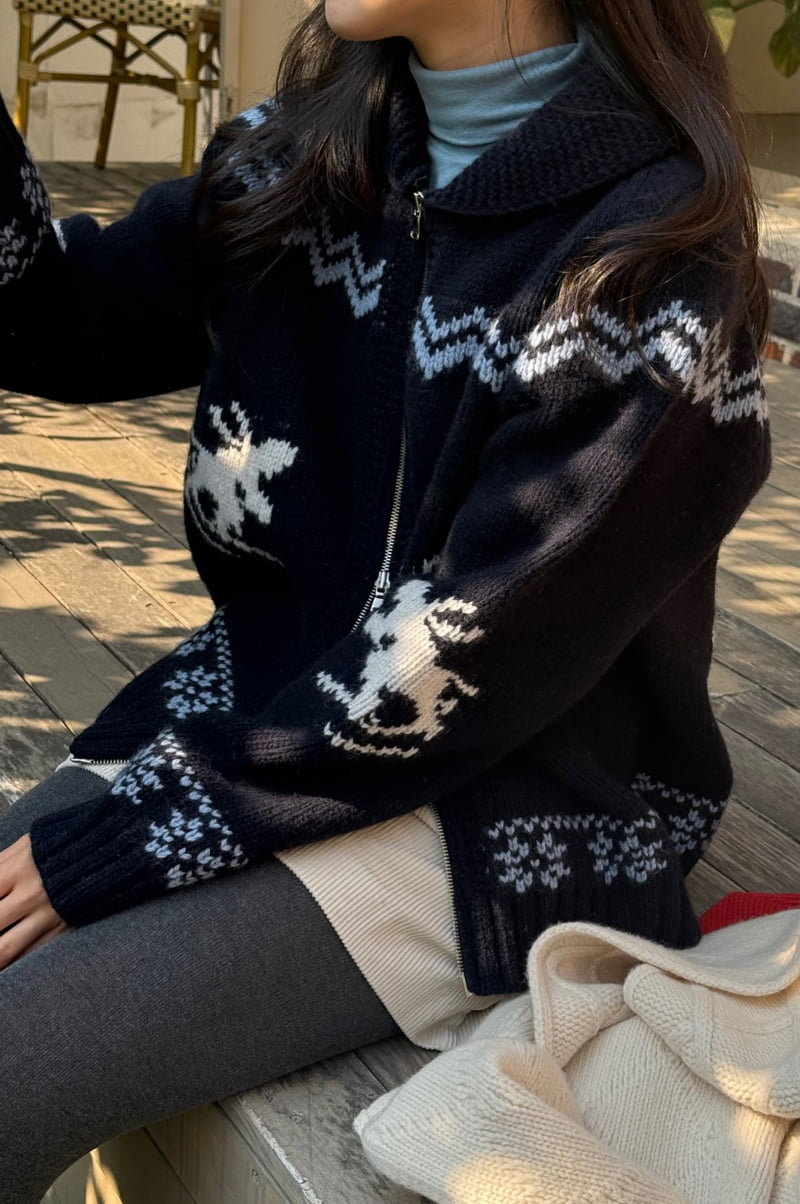 Amygrace - Korean Women Fashion - #womensfashion - Benf Cowichan Cardigan - 4