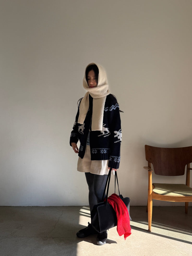 Amygrace - Korean Women Fashion - #momslook - Benf Cowichan Cardigan - 5