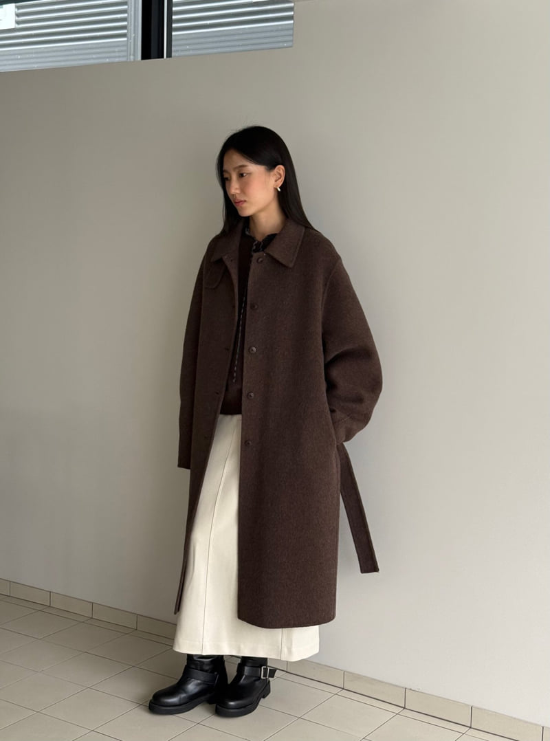Amygrace - Korean Women Fashion - #vintagekidsstyle - Fox Handmade Coat - 4
