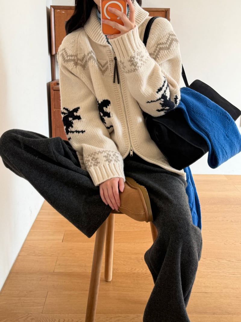 Amygrace - Korean Women Fashion - #pursuepretty - Benf Cowichan Cardigan - 10