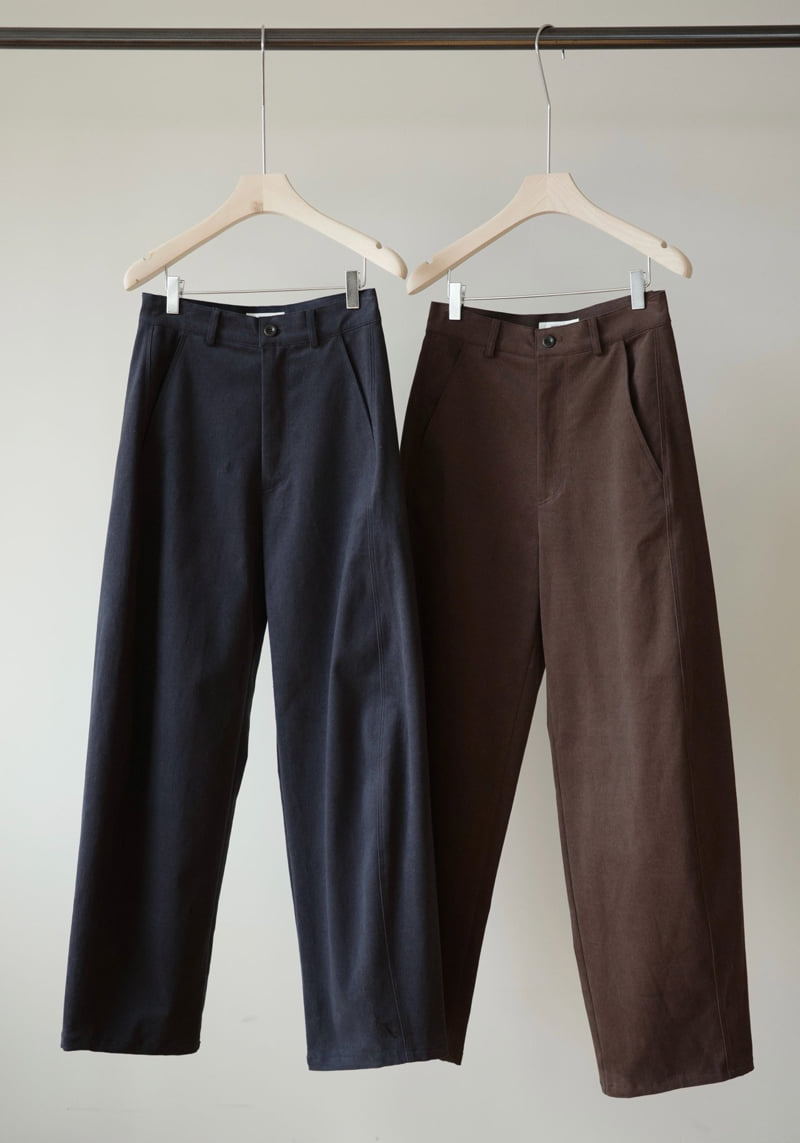 Amygrace - Korean Women Fashion - #restrostyle - Curves Cotton Pants