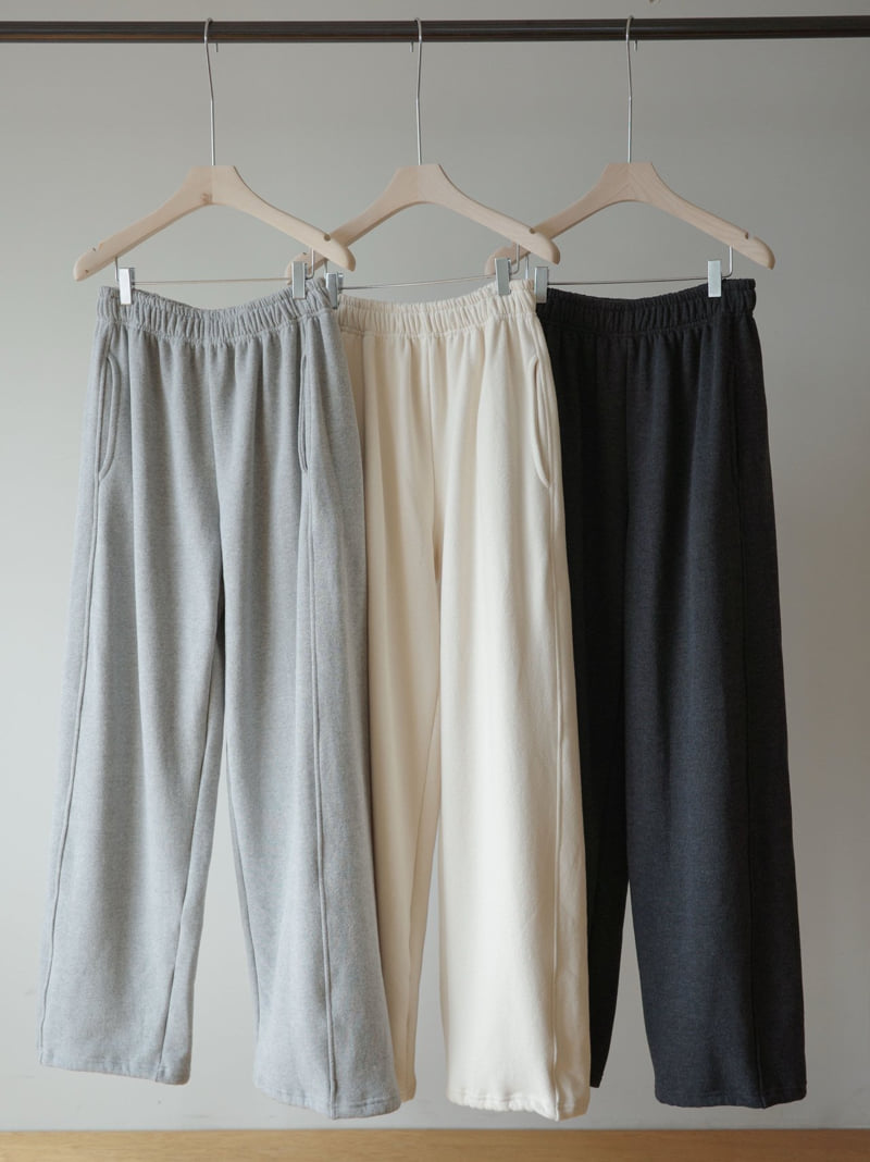 Amygrace - Korean Women Fashion - #romanticstyle - Fleece Stopper Pants - 8