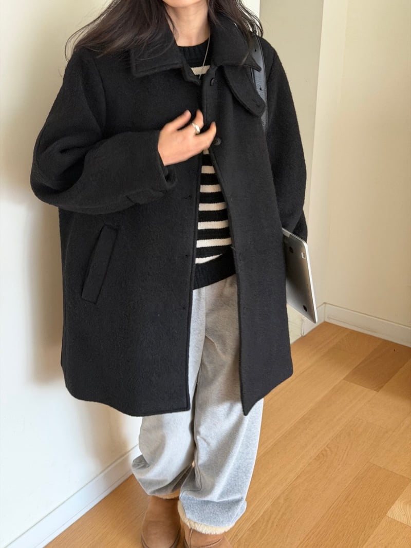 Amygrace - Korean Women Fashion - #thatsdarling - Maison Alpaca Quilted Coat - 5