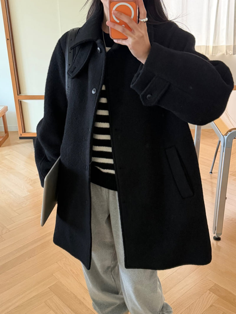 Amygrace - Korean Women Fashion - #thelittlethings - Maison Alpaca Quilted Coat - 6