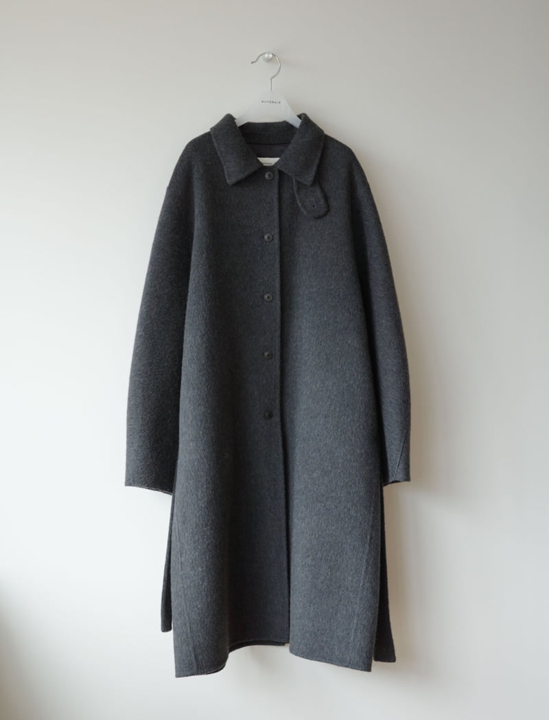 Amygrace - Korean Women Fashion - #vintageinspired - Fox Handmade Coat - 2