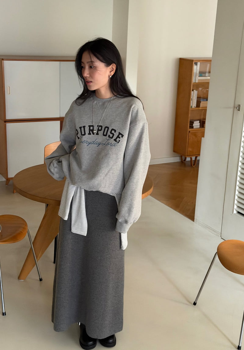 Amygrace - Korean Women Fashion - #vintageinspired - Every Brushed Sweatshirt
