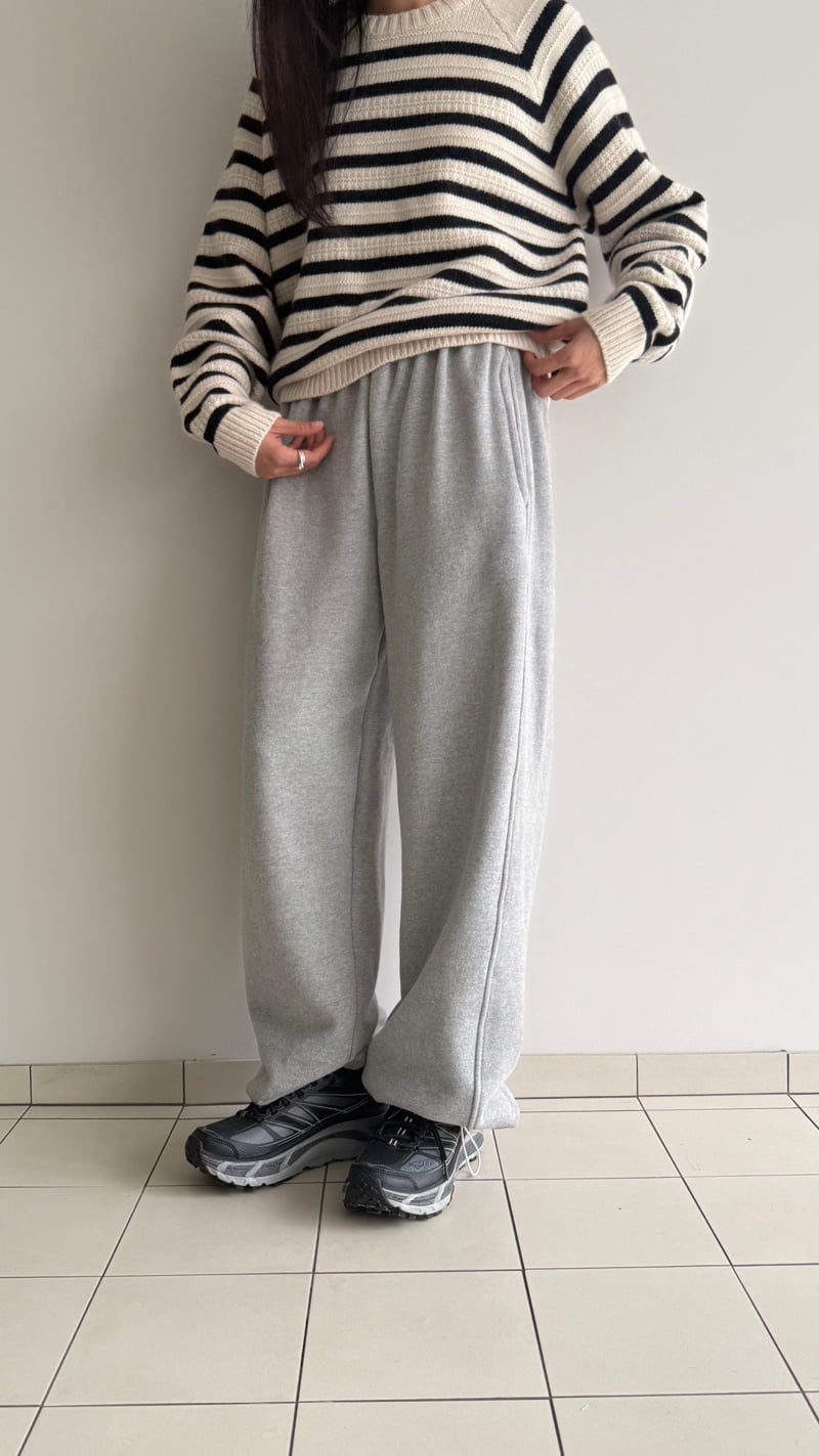 Amygrace - Korean Women Fashion - #vintagekidsstyle - Fleece Stopper Pants - 5