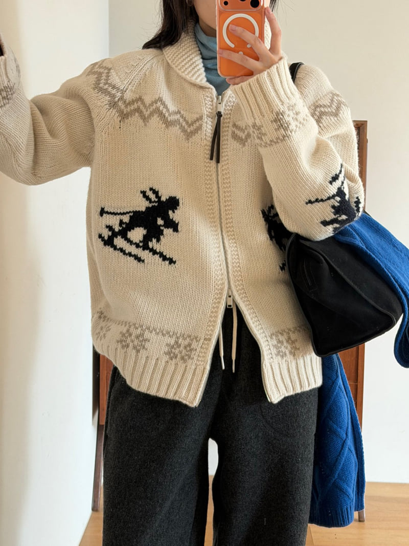 Amygrace - Korean Women Fashion - #vintagekidsstyle - Benf Cowichan Cardigan - 9
