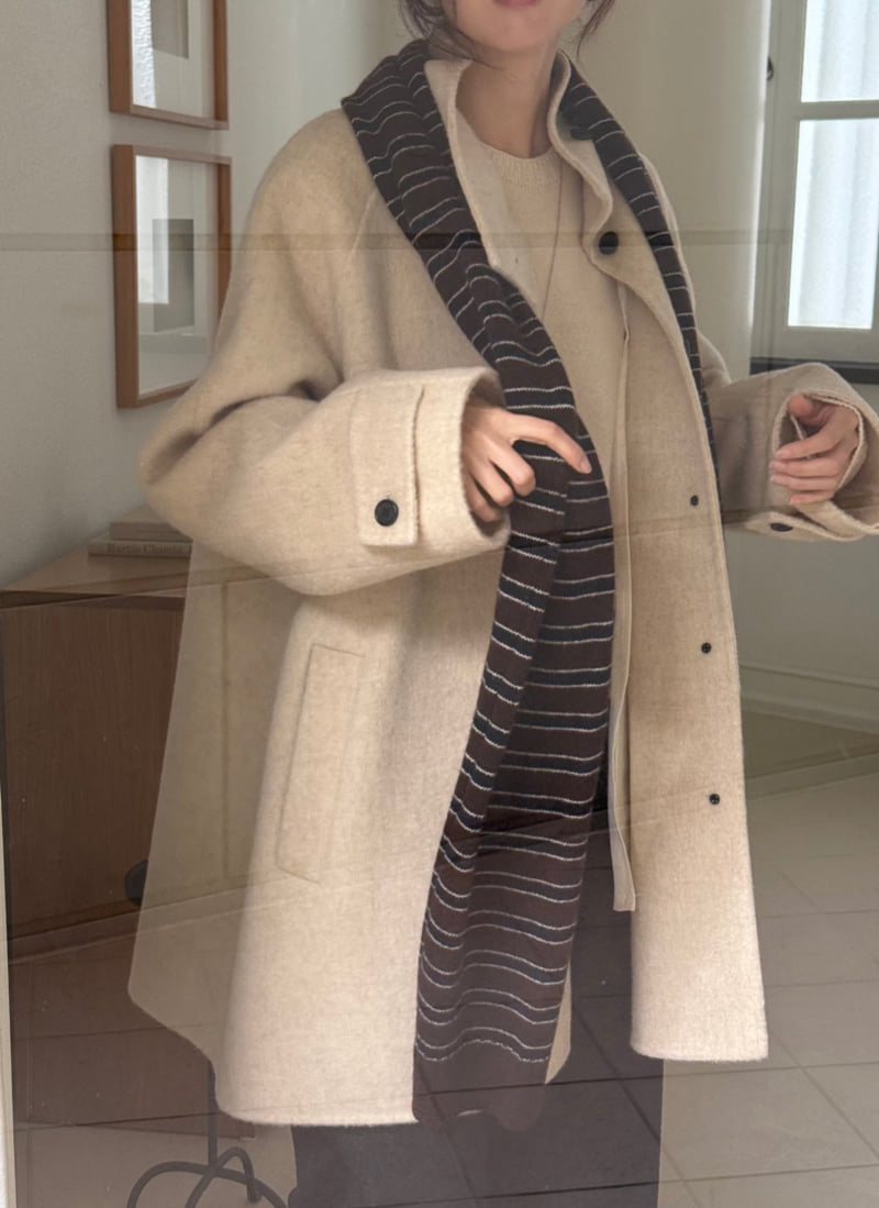 Amygrace - Korean Women Fashion - #womensfashion - Here Wool Muffler - 6