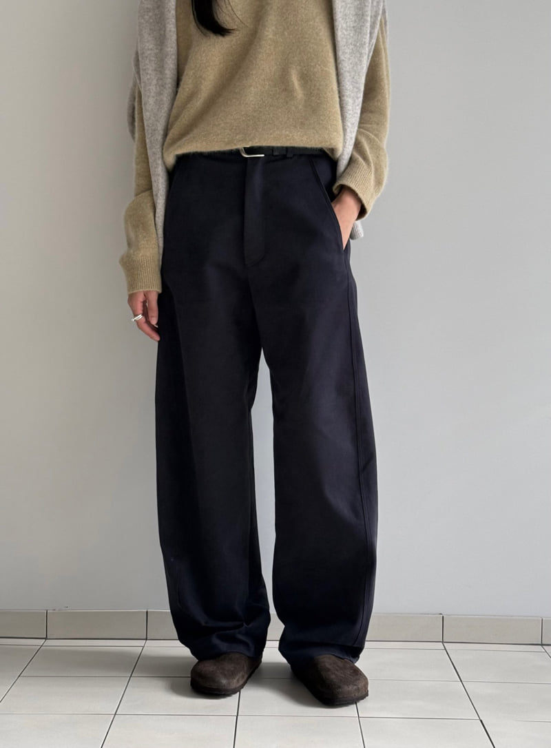 Amygrace - Korean Women Fashion - #womensfashion - Curves Cotton Pants - 7