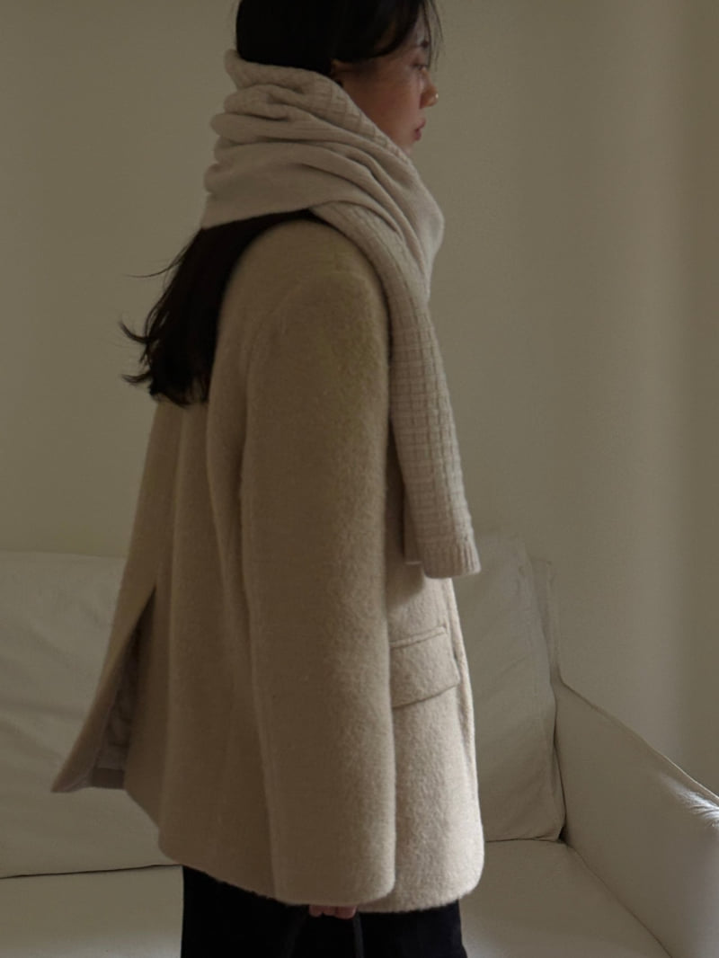 Amygrace - Korean Women Fashion - #womensfashion - Half Half Muffler - 10