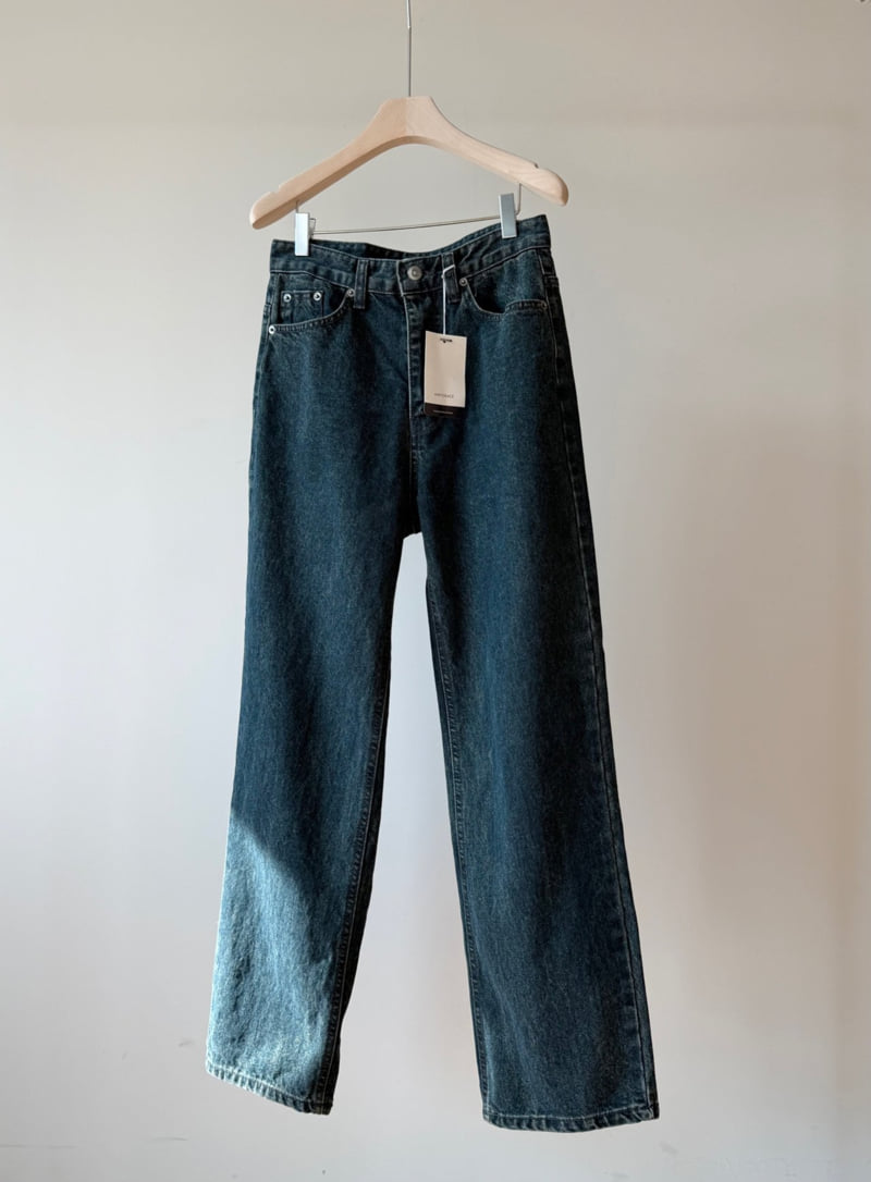 Amygrace - Korean Women Fashion - #womensfashion - Peach Brushed Denim Pants