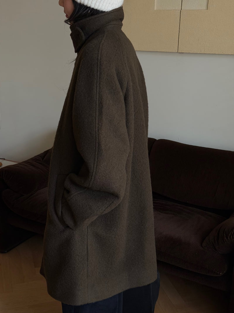 Amygrace - Korean Women Fashion - #womensfashion - Maison Alpaca Quilted Coat - 10