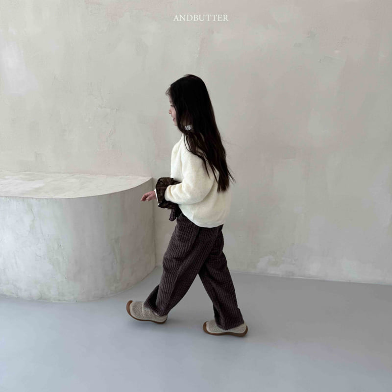 Andbutter - Korean Children Fashion - #Kfashion4kids - Puffy Corduroy Pants - 12