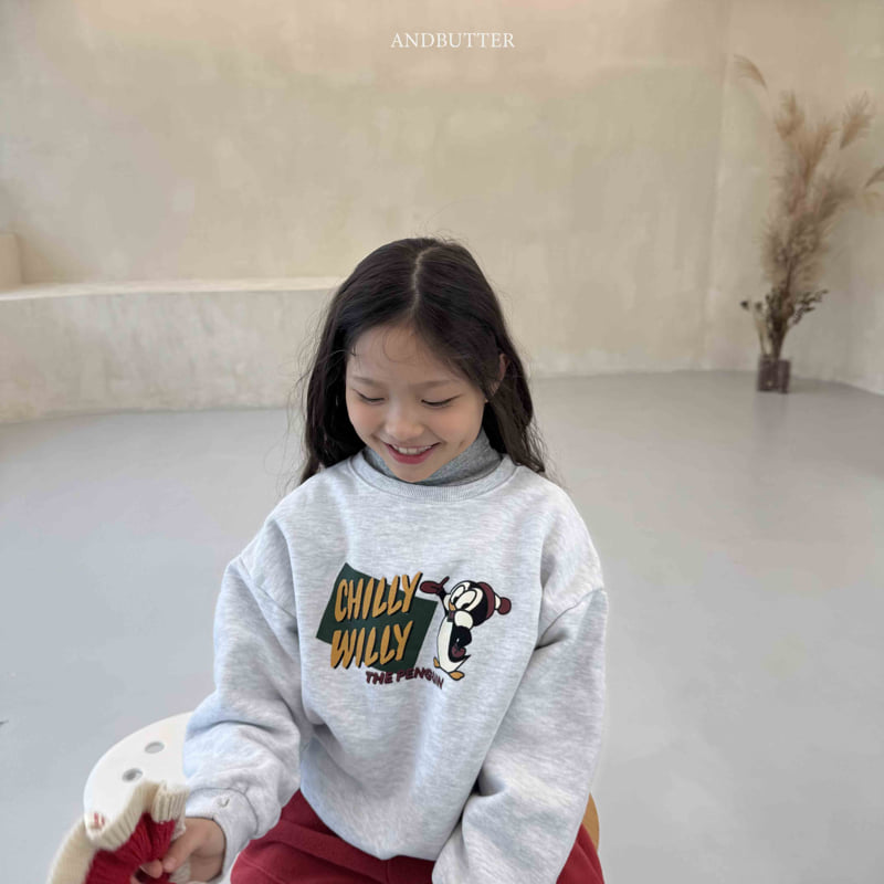 Andbutter - Korean Children Fashion - #Kfashion4kids - Penguin Warmer Sweatshirt - 8