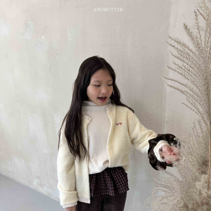 Andbutter - Korean Children Fashion - #Kfashion4kids - Soft Check Scrunchie - 8