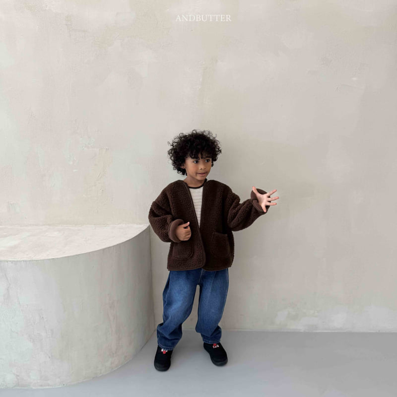 Andbutter - Korean Children Fashion - #childofig - Round Fleece Jacket - 11