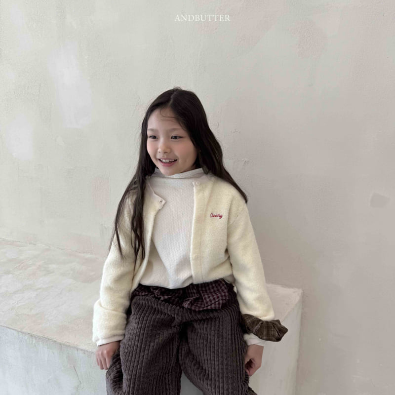 Andbutter - Korean Children Fashion - #childofig - Creamy Cardigan - 10