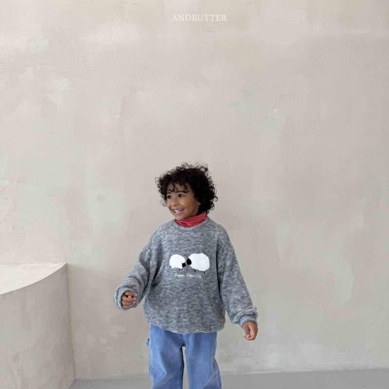 Andbutter - Korean Children Fashion - #childofig - Mini Lamb Sweatshirt - 9