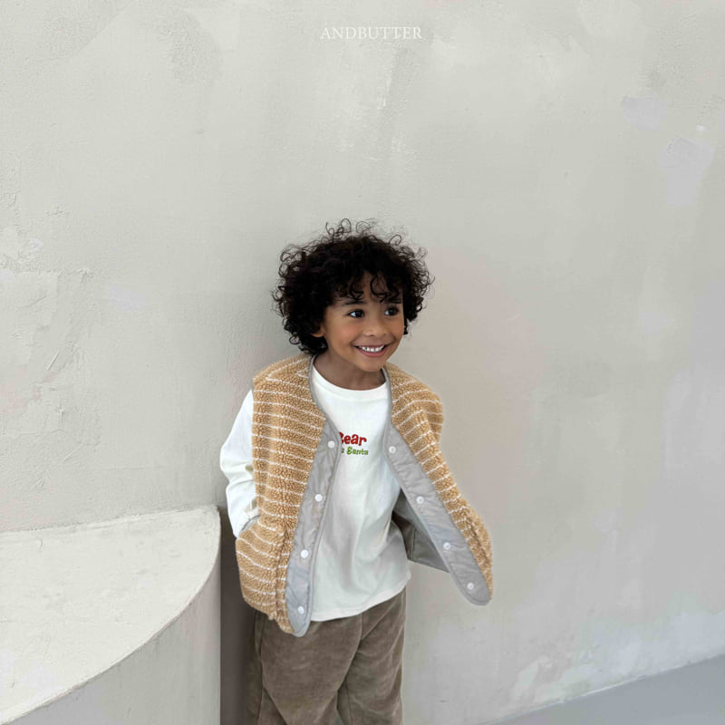Andbutter - Korean Children Fashion - #childofig - Reversible Fleece Vest - 8