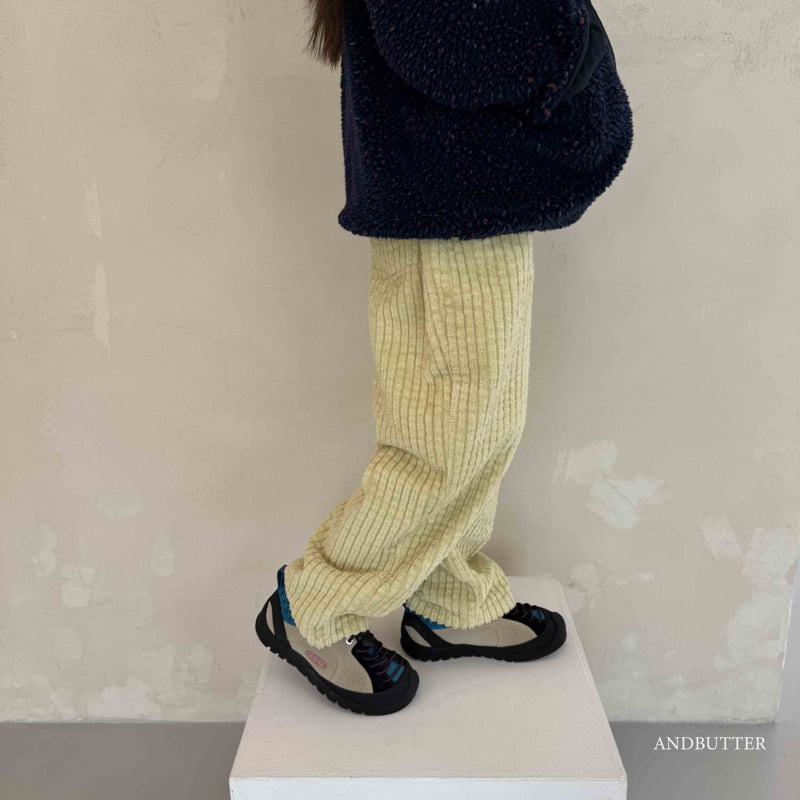 Andbutter - Korean Children Fashion - #childofig - Puffy Corduroy Pants - 4