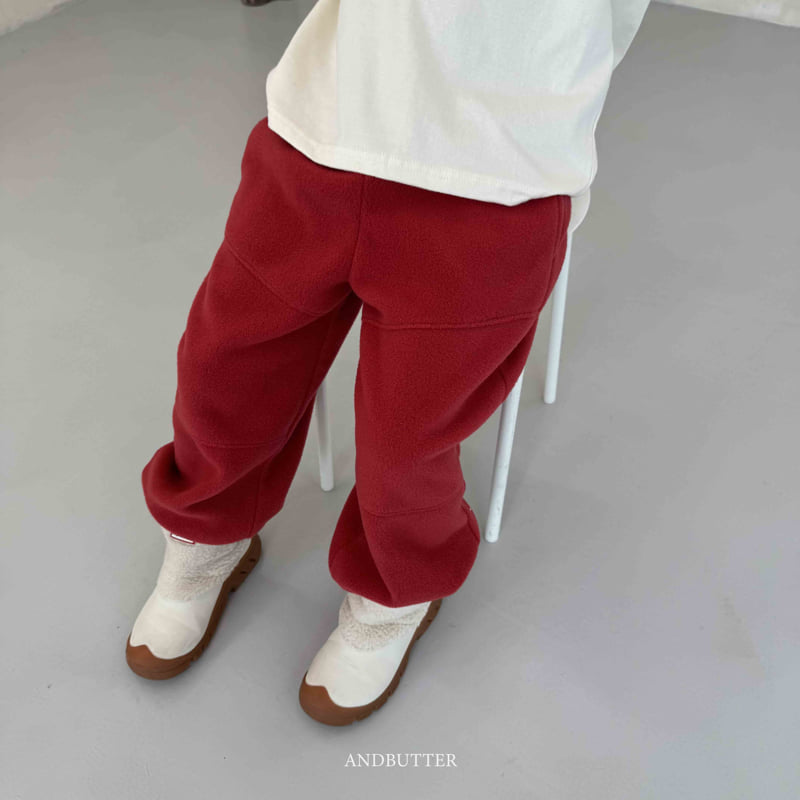 Andbutter - Korean Children Fashion - #childofig - Fleece Line Jogger Pants - 11