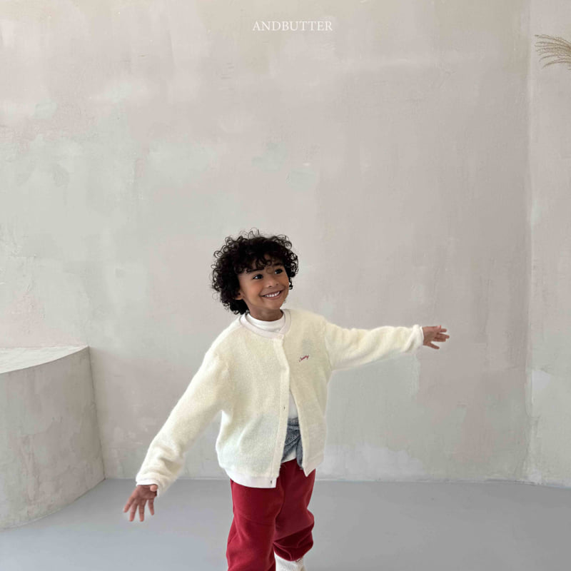 Andbutter - Korean Children Fashion - #designkidswear - Creamy Cardigan - 12