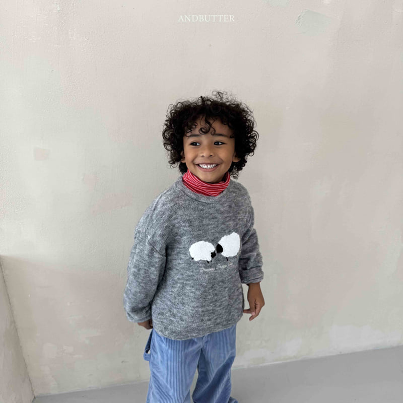 Andbutter - Korean Children Fashion - #designkidswear - Mini Lamb Sweatshirt - 11