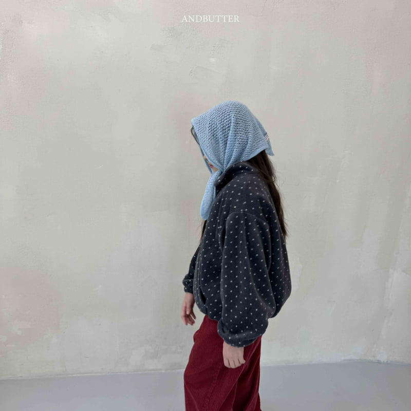 Andbutter - Korean Children Fashion - #discoveringself - Dot Half Zip-Up - 8