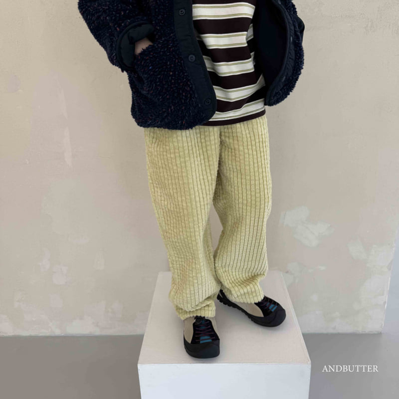 Andbutter - Korean Children Fashion - #discoveringself - Puffy Corduroy Pants - 7