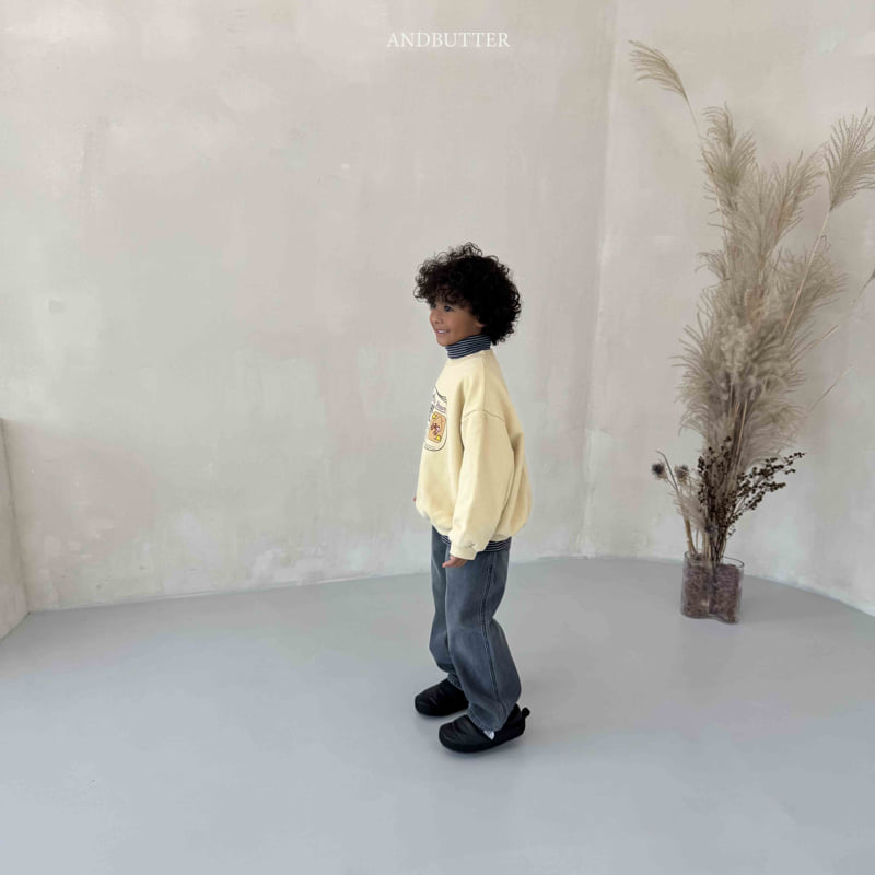 Andbutter - Korean Children Fashion - #fashionkids - Rib Black Pants - 11
