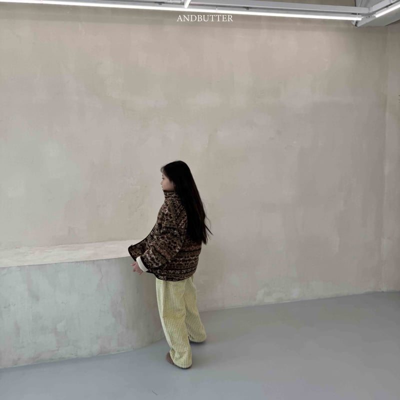 Andbutter - Korean Children Fashion - #fashionkids - Puffy Corduroy Pants - 8