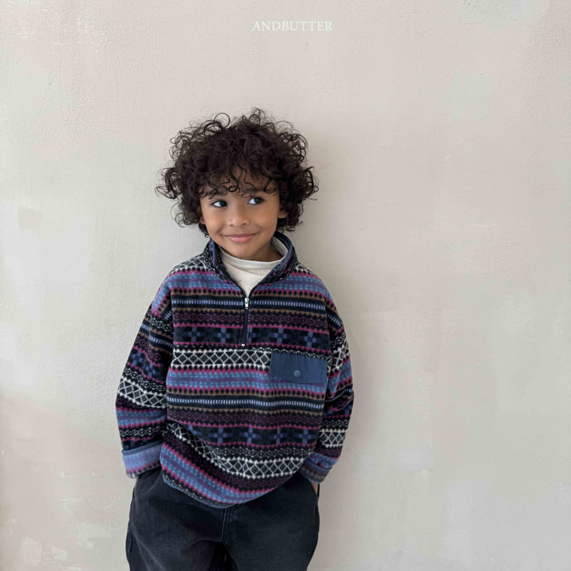 Andbutter - Korean Children Fashion - #fashionkids - Paragon Pocket Fleece Top - 4