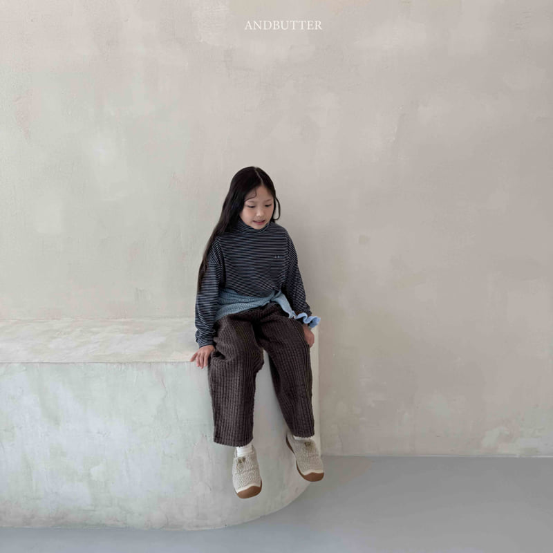 Andbutter - Korean Children Fashion - #kidsshorts - Puffy Corduroy Pants - 9