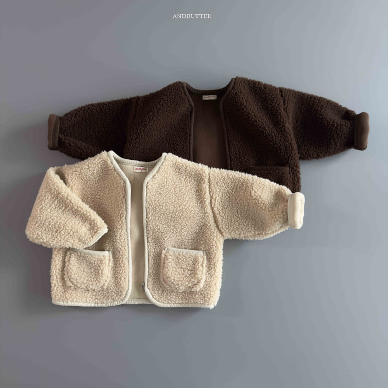Andbutter - Korean Children Fashion - #kidsstore - Round Fleece Jacket