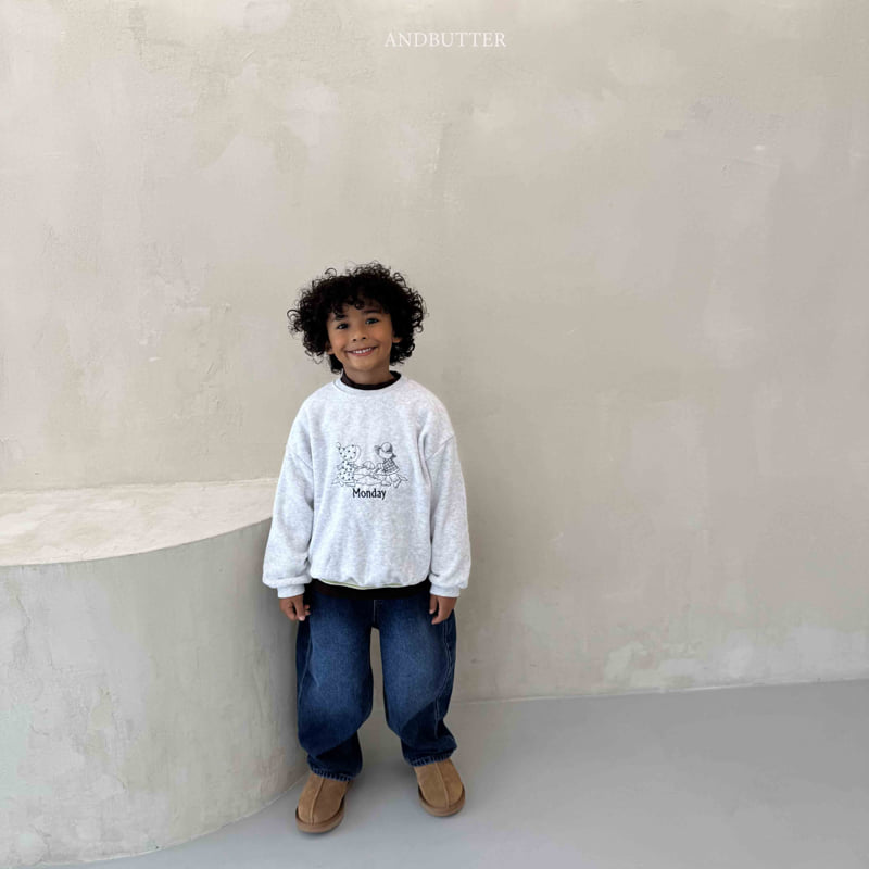 Andbutter - Korean Children Fashion - #kidsstore - Snow Day Sweatshirt - 12