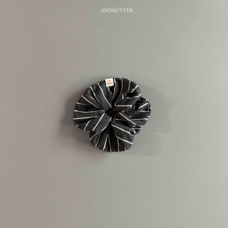 Andbutter - Korean Children Fashion - #kidsshorts - Stripe Scrunchie - 4
