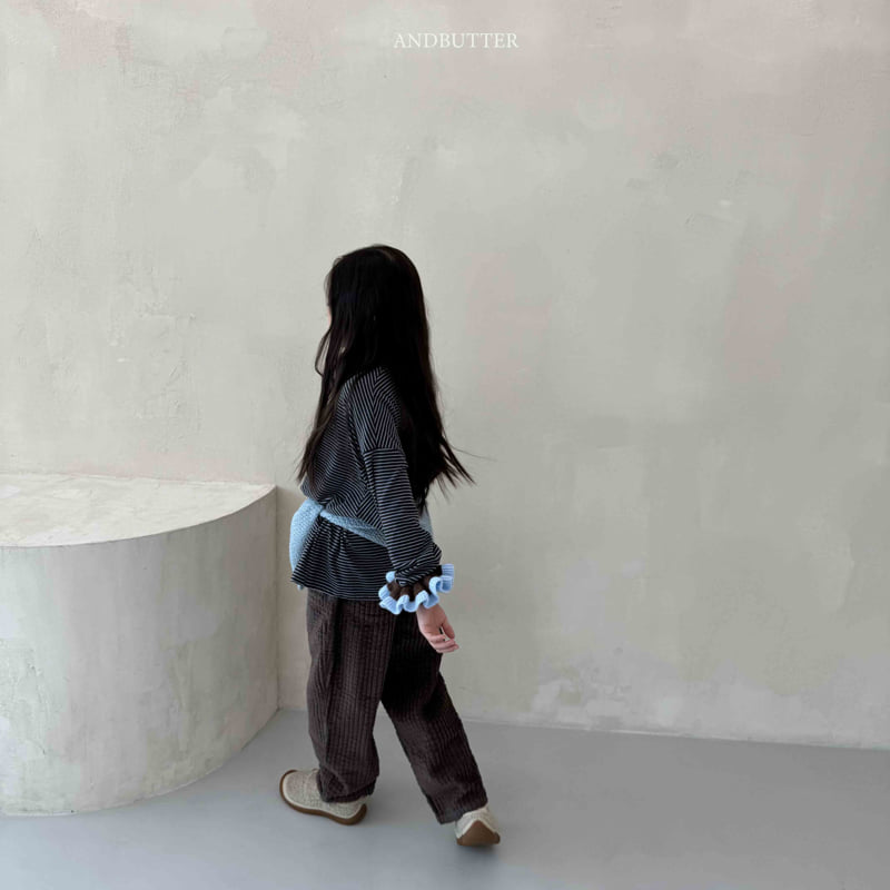 Andbutter - Korean Children Fashion - #kidsstore - Puffy Corduroy Pants - 10