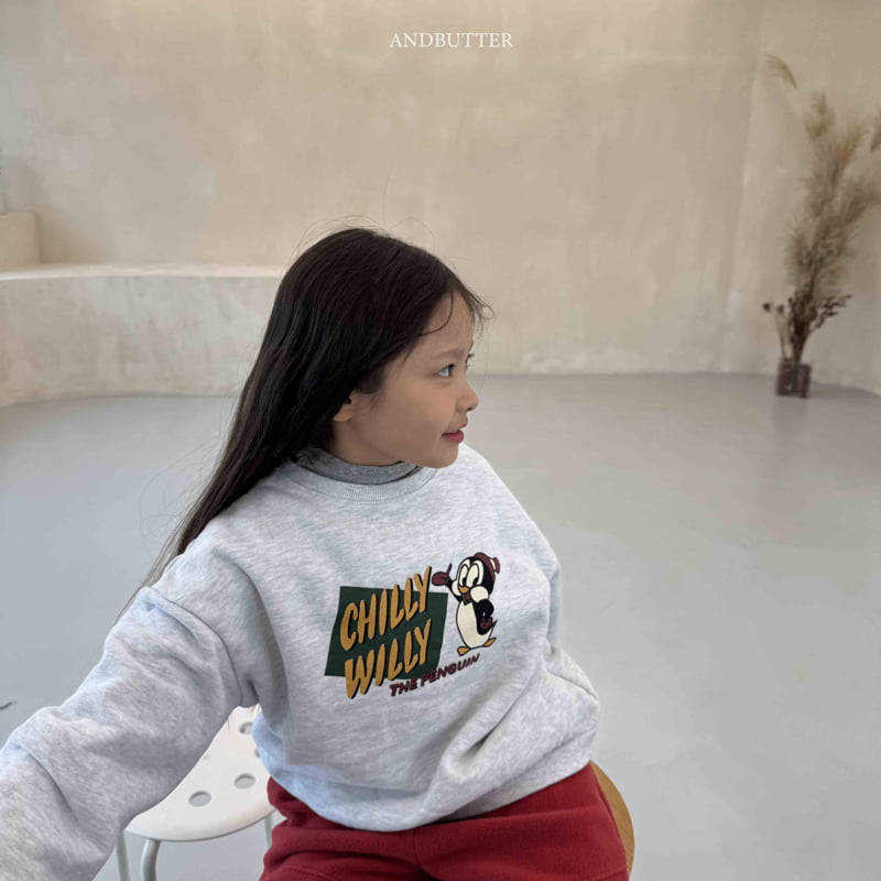 Andbutter - Korean Children Fashion - #kidsstore - Penguin Warmer Sweatshirt - 6