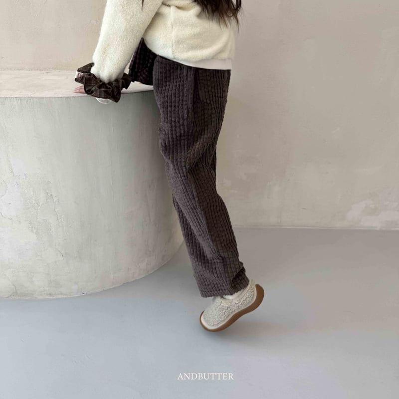 Andbutter - Korean Children Fashion - #kidzfashiontrend - Puffy Corduroy Pants - 11
