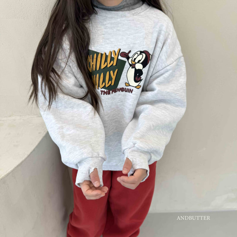 Andbutter - Korean Children Fashion - #kidzfashiontrend - Penguin Warmer Sweatshirt - 7