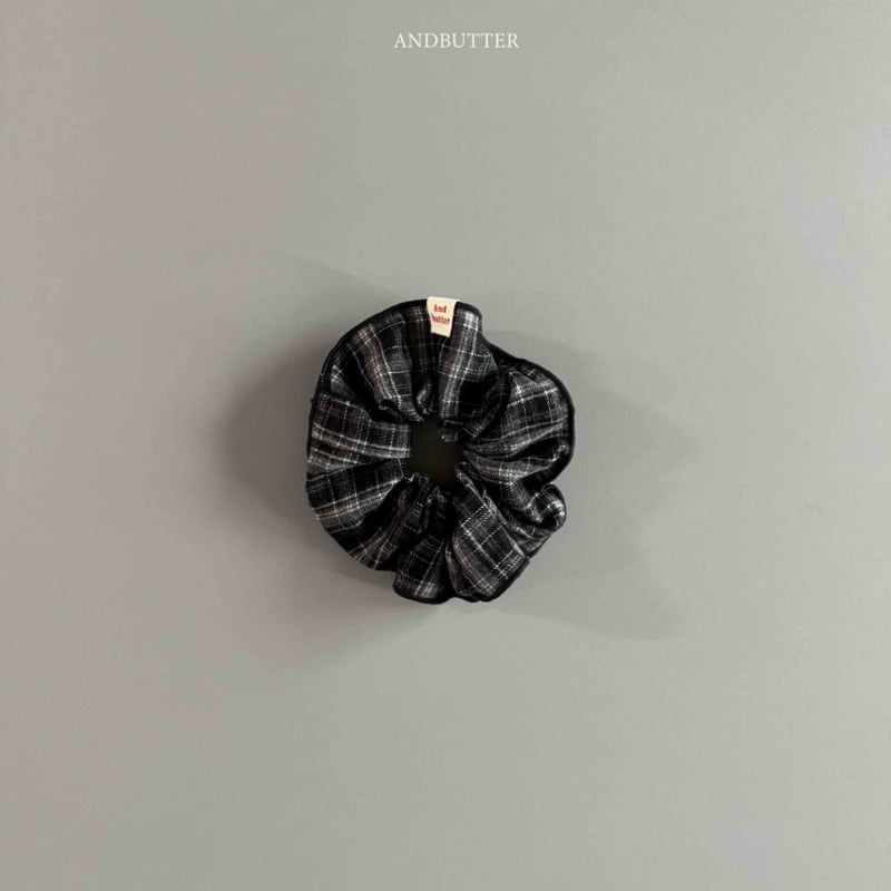 Andbutter - Korean Children Fashion - #kidzfashiontrend - Soft Check Scrunchie - 7