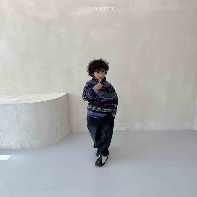 Andbutter - Korean Children Fashion - #littlefashionista - Paragon Pocket Fleece Top - 8