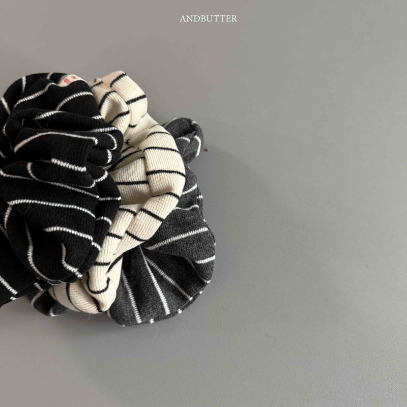 Andbutter - Korean Children Fashion - #littlefashionista - Stripe Scrunchie - 7