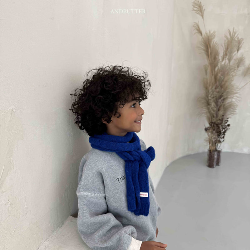 Andbutter - Korean Children Fashion - #littlefashionista - Vivid Muffler - 2