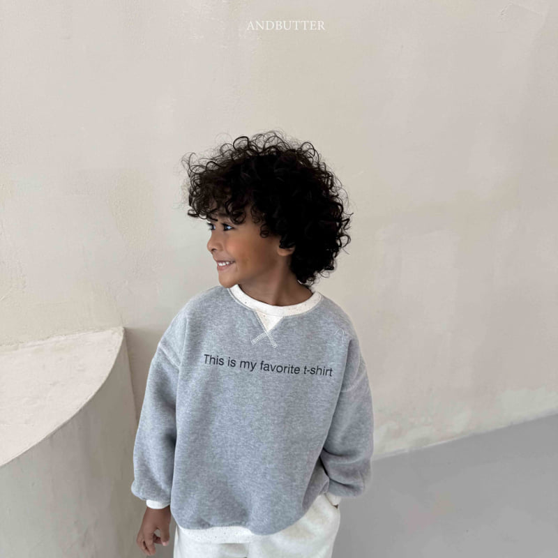 Andbutter - Korean Children Fashion - #littlefashionista - Favorite Sweatshirt - 12