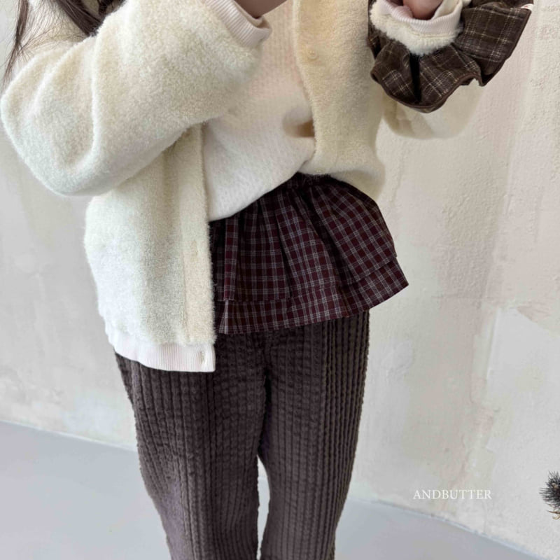 Andbutter - Korean Children Fashion - #littlefashionista - Soft Check Scrunchie - 9