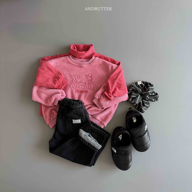 Andbutter - Korean Children Fashion - #magicofchildhood - Stripe Scrunchie - 8