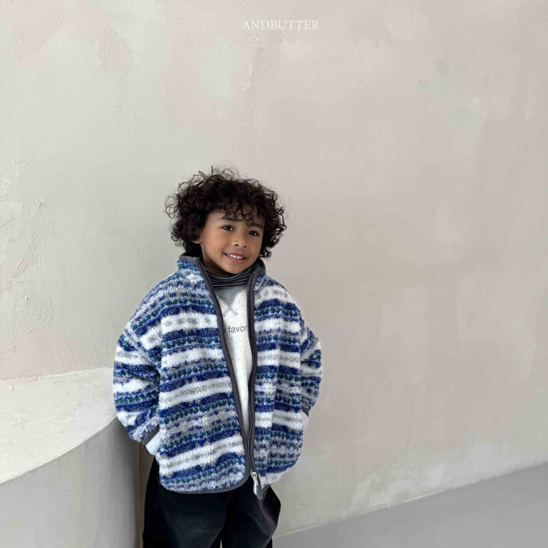 Andbutter - Korean Children Fashion - #minifashionista - Nordic Line Jacket - 7