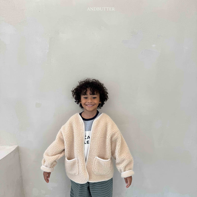 Andbutter - Korean Children Fashion - #minifashionista - Round Fleece Jacket - 6